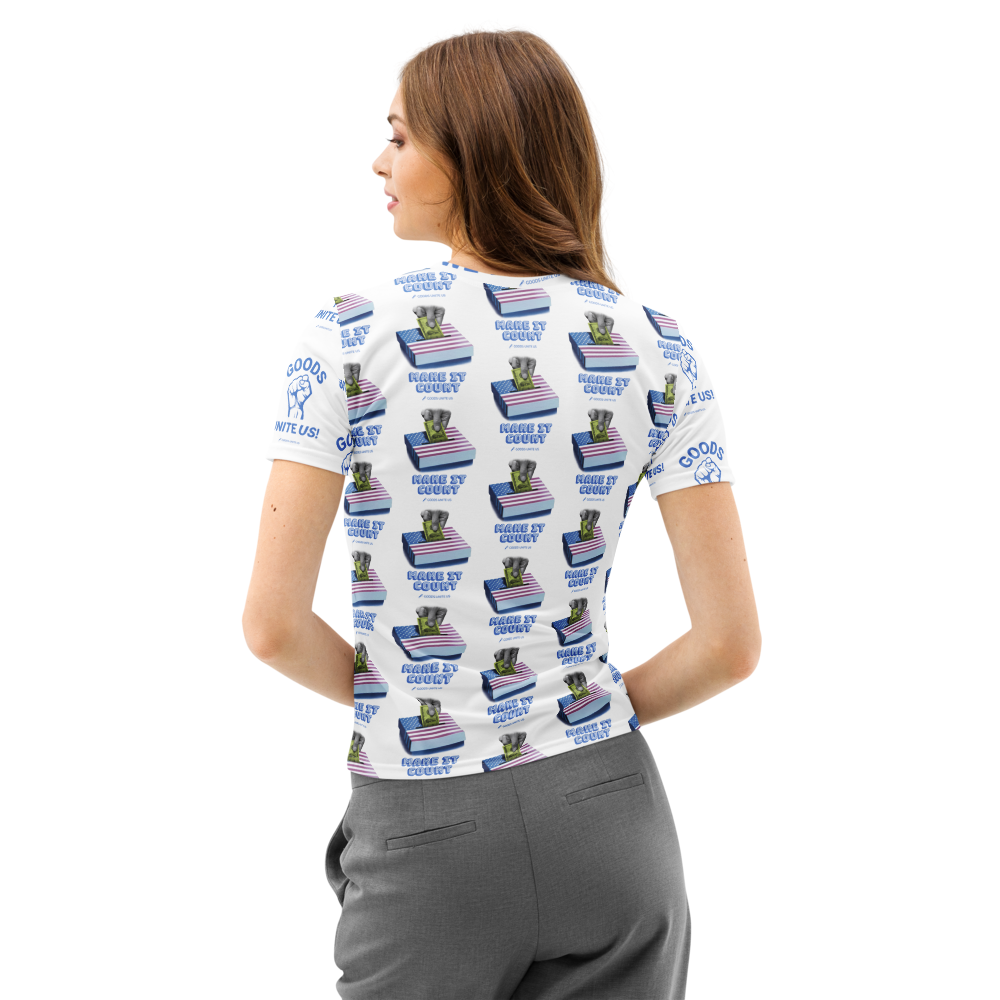 Women’s cotton crew neck t-shirt