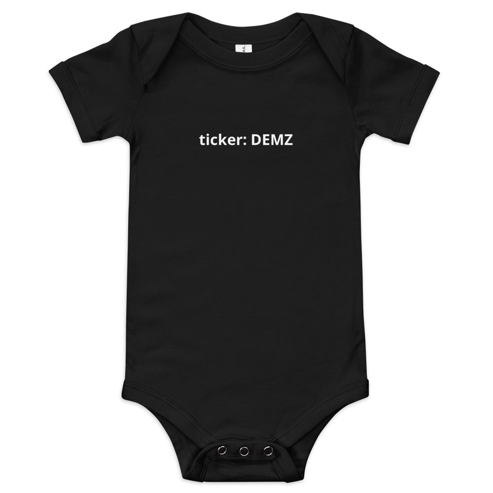 ticker: DEMZ Baby short sleeve one piece