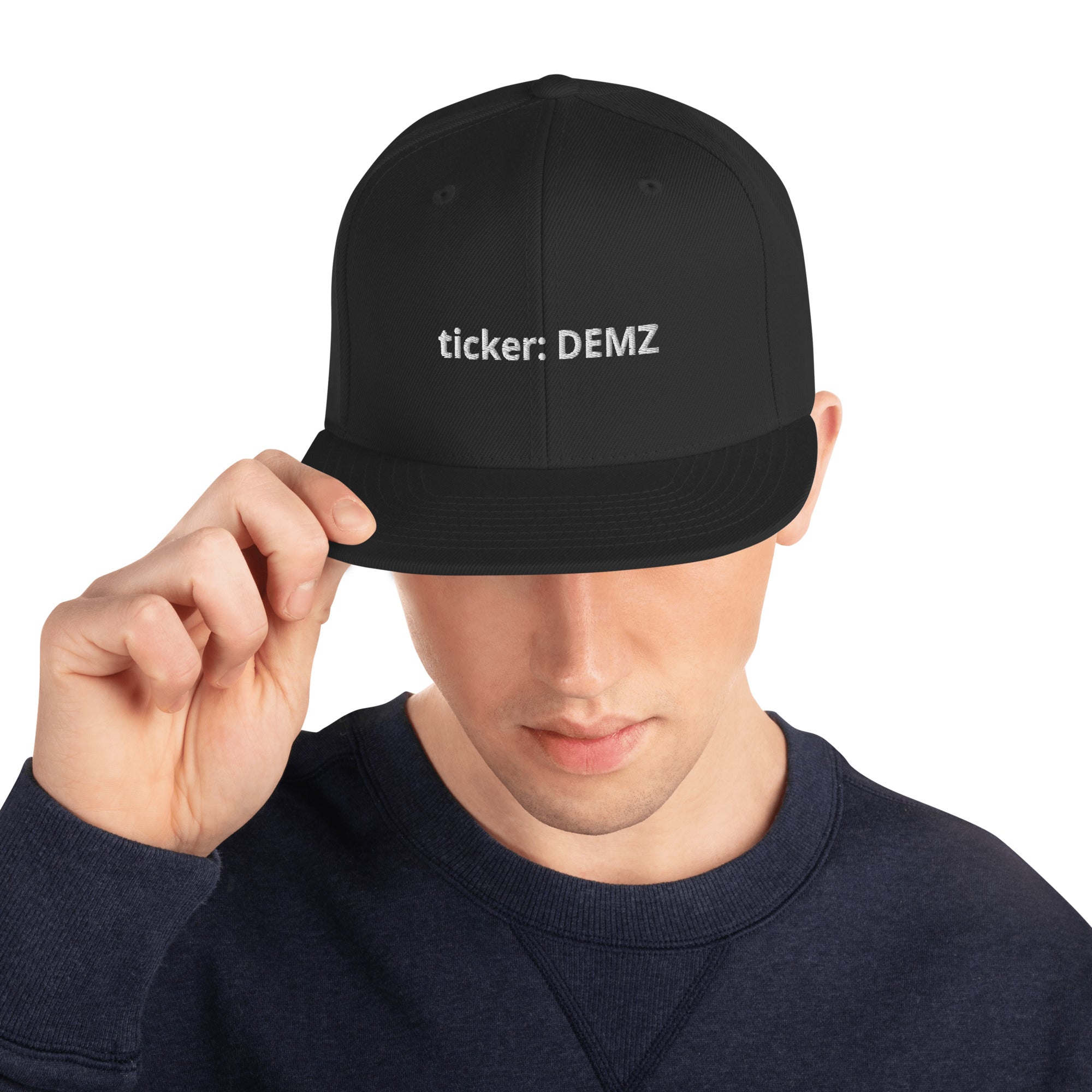 ticker: DEMZ Snapback Hat