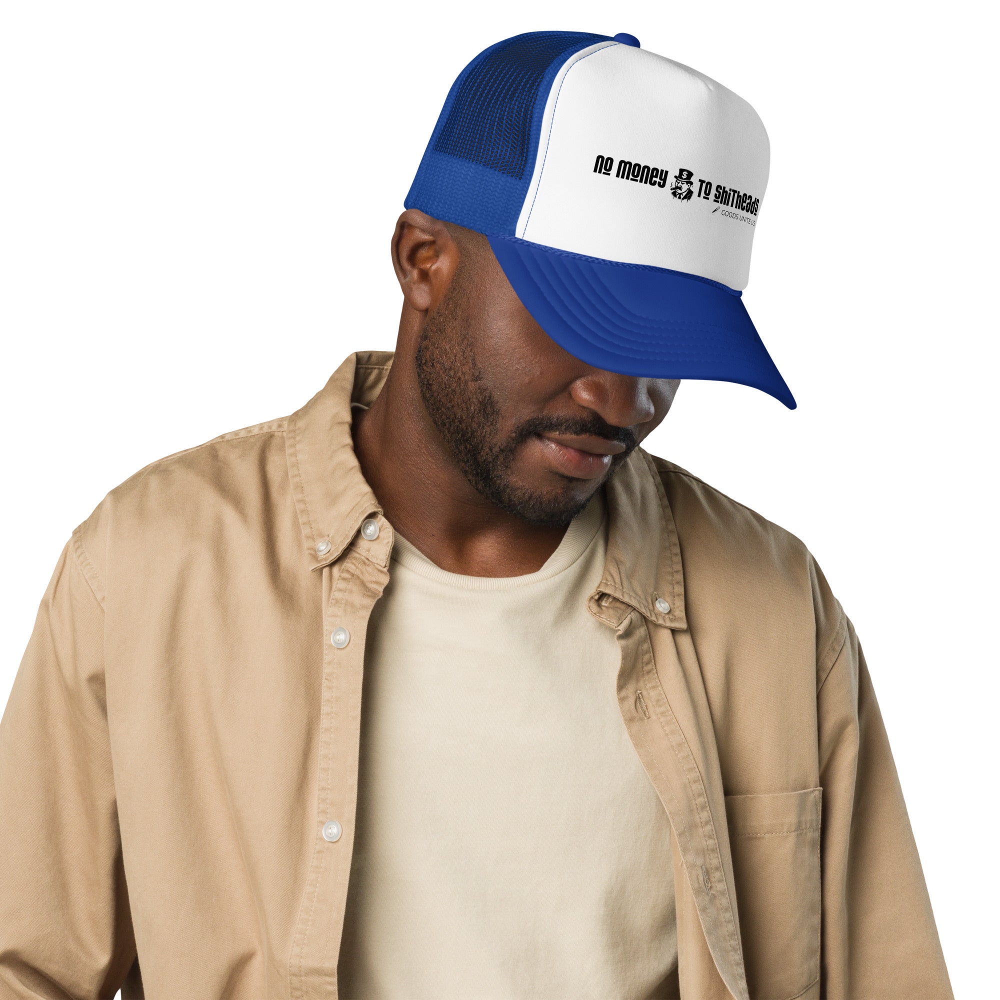 Foam trucker hat in many colors - graffiti print