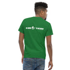 Green Unisex classic tee - prints on front, back and sleeve