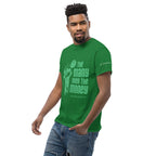 Green Unisex classic tee - prints on front, back and sleeve